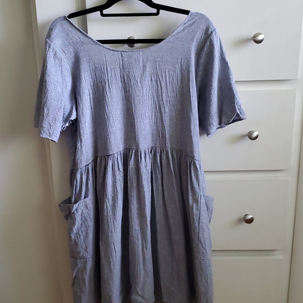 Light blue‎ chambray style dress - Picture 5 of 6